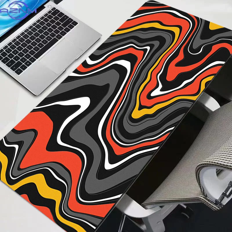 Mouse pad formation fluid flow Computer Speed type carpet mat for e-sports players Laptop Keyboard Mousepad Office Desk Mat rug