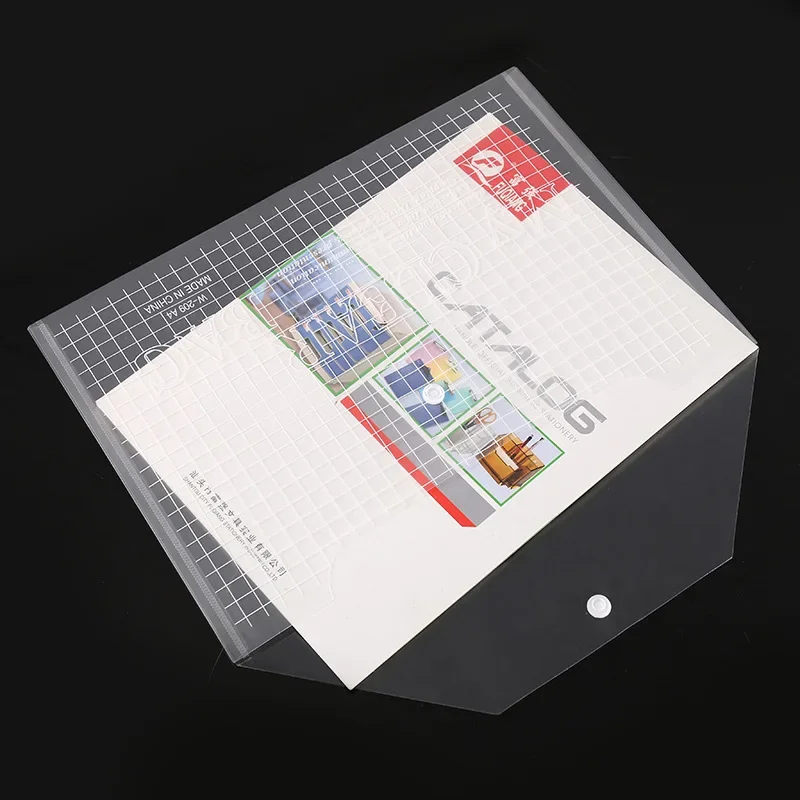 Wholesale 24 Pieces Waterproof PP Data Business File Folder A4 Document Bag Organizer Office School Stationery Accessories