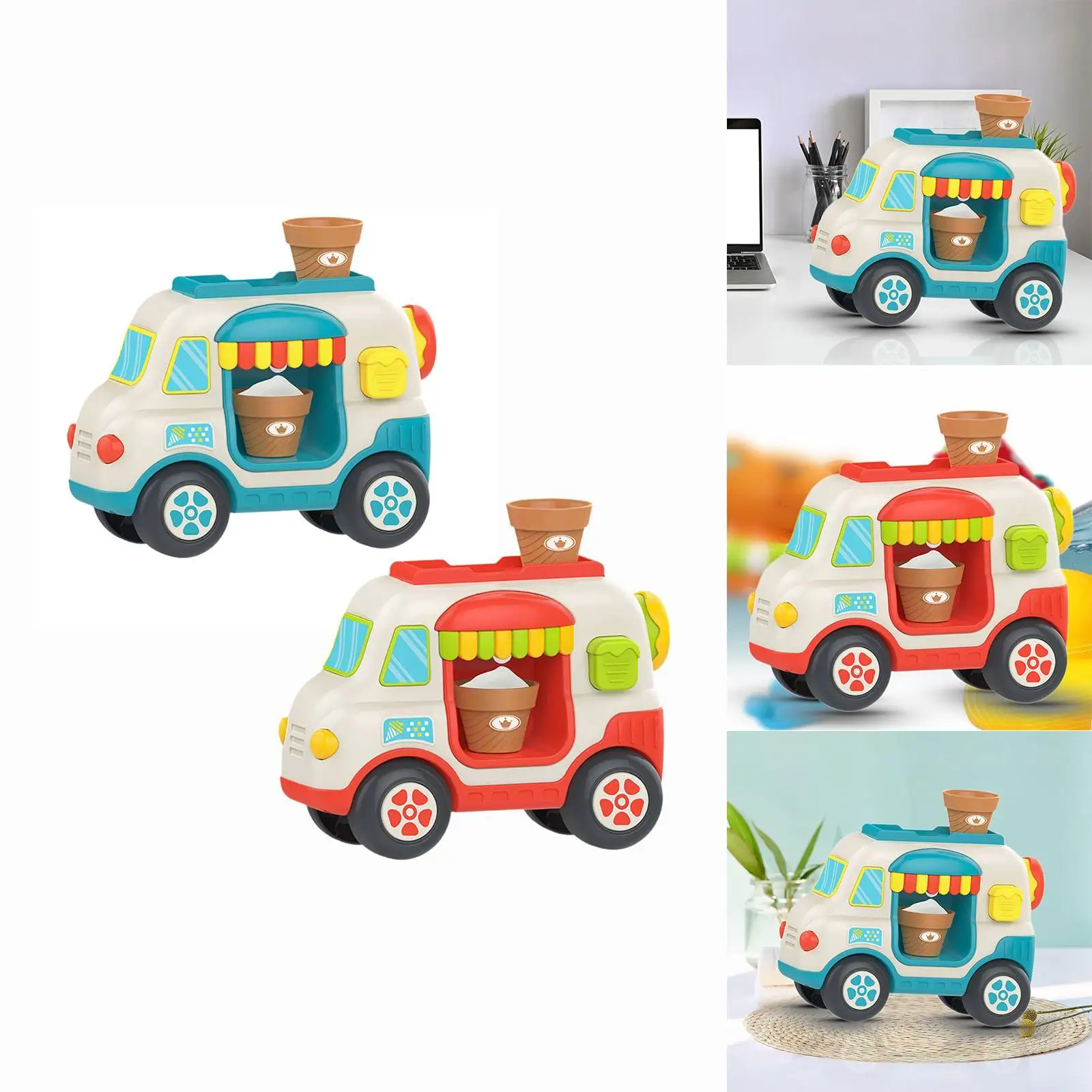 Bubble Machine Bath Toys with Suction Cups Include 2 Cones Ice Cream Foam Tub Machine for Childrens Day Bathtub Girls Kids Boys