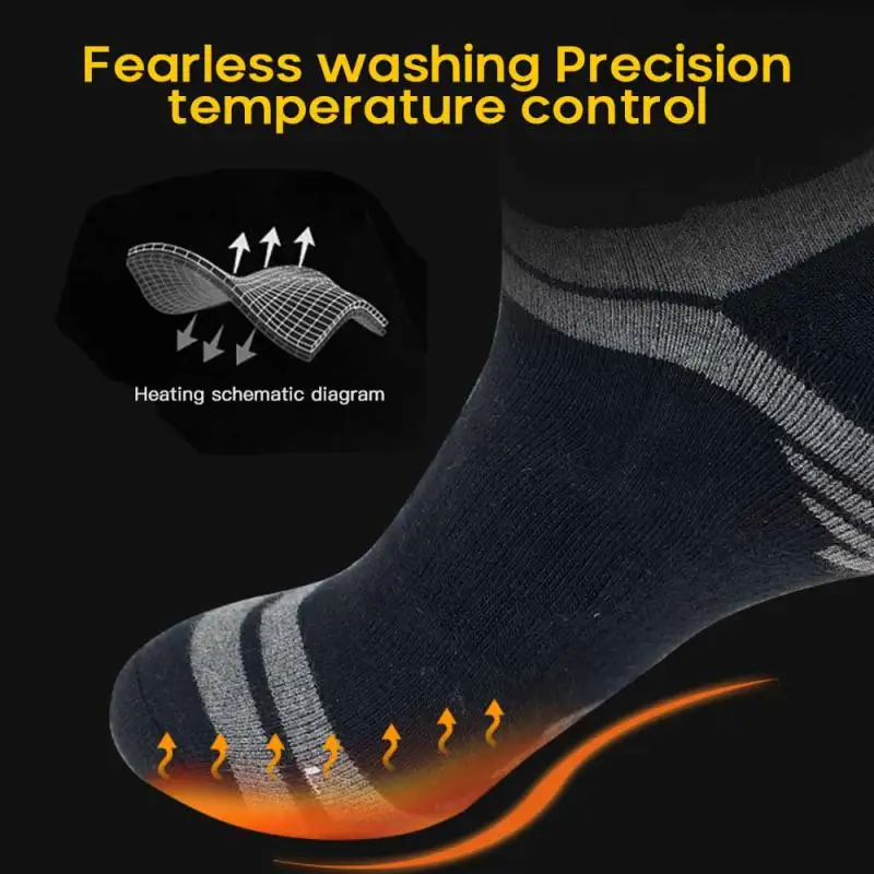 

10/5/3/1pcs 3.7V 3Adjustable Warmer Socks Electric Heated Socks Rechargeable Battery For Women Men Winter Outdoor Skiing Sport