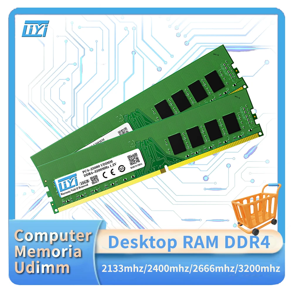 

PC DDR4 RAM 4GB 8GB 16GB 32GB 64GB 2133MHZ 2400MHZ 2666MHZ 3200MHZ PC4 1.2V Desktop computer Memoria ram ddr4 16gb 3200 2400mhz