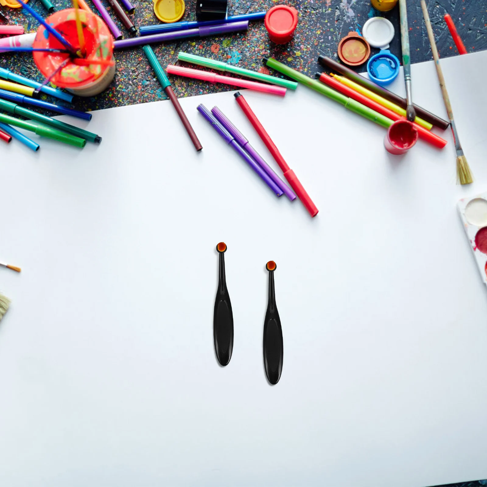 

5Pcs Ink Blenders Brush Soft Bristle Mini Craft Brushes for Card Making Paper Background Drawing Blending Craft Brush Set