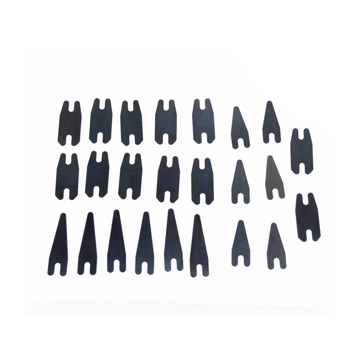 

24Pcs Tattoo Machine Springs Stainless Steel Durable Black Front 44mm Rear 35mm Kit Professional Accessories