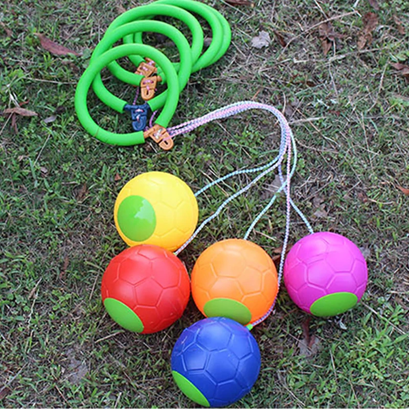 Pelota de Kip piezas para exteriores, juguete deportivo clásico para saltar, ejercicio de coordinación y entrenamiento de reacción de fuerza, pelota oscilante, 1 unidad