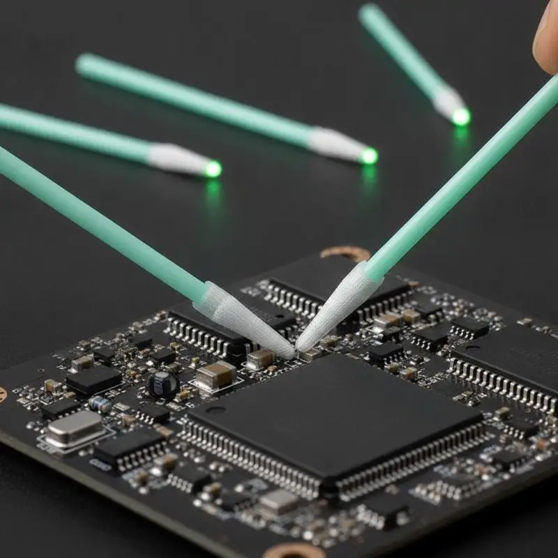 100/500 Stück staubfreie Reinraum-Wischtücher, fusselfreie Spitze, hohe Saugfähigkeit für Elektronikreinigung und industrielle Anwendungen – Detail 18