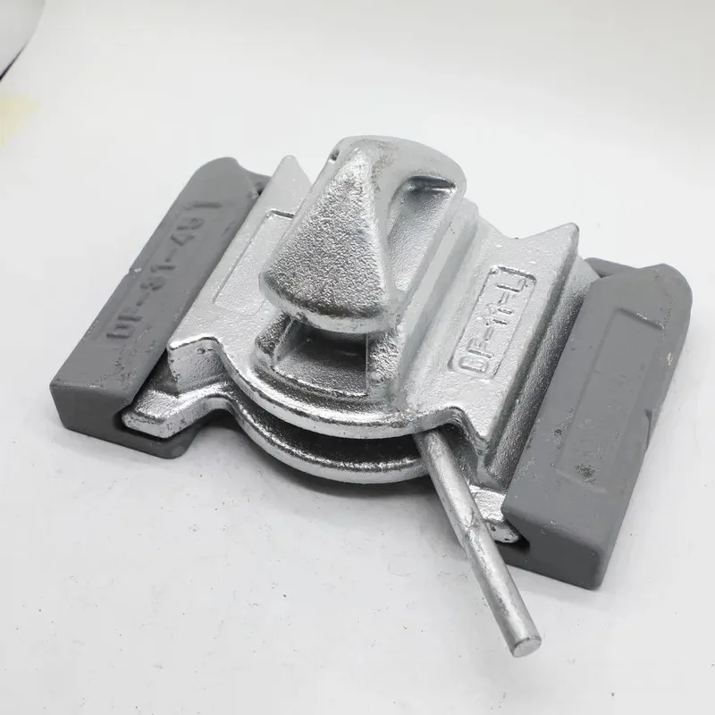 for Forged Steel 45 55 Degree Dovetail Bottom Lock Container Fasteners Baseplate