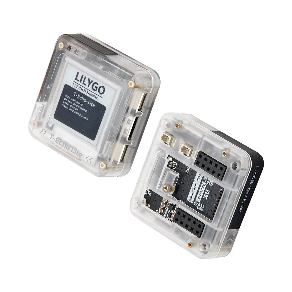 LILYGO® T-Echo Lite NRF52840 LoRa E-Paper Display Ultra-Low Power Module Meshtastic-Compatible GPS Expansion Development Board