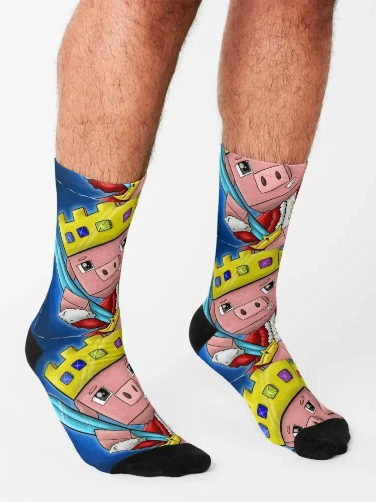 جوارب تكنوبليد كينج ميرش لركوب الدراجات للأطفال برباط لامع للرجال من القطن عالي الجودة للرجال والنساء