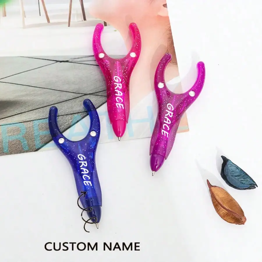 

Custom Creative Branch-shaped Ballpoint Pen, Student Signature Pen, Plastic Portable Stationery, Smooth Ink Uninterrupted Writin
