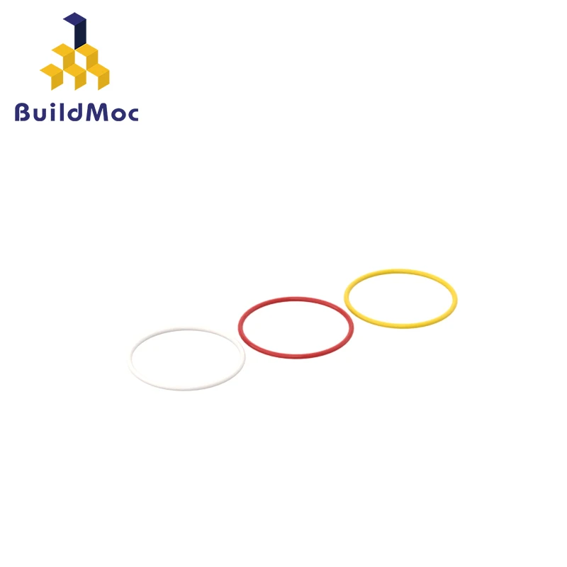 BuildMoc 10PCS Assembles Particles 85546 33mm Diameter Rubber Band 70905 Bricks Building Blocks High-Tech Part Toy Children Gift