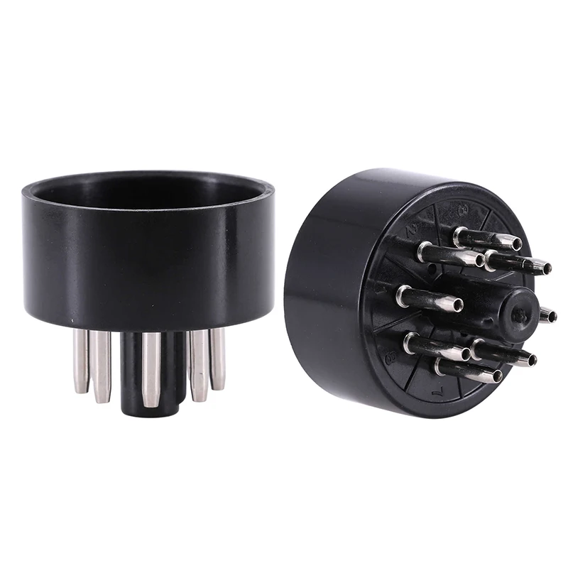 1 PCS 8 Pins Bakelit Rohr Buchse S8AES Bakelit Rohr Basis Für EL34C EL34 Vakuum Rohr Verstärker