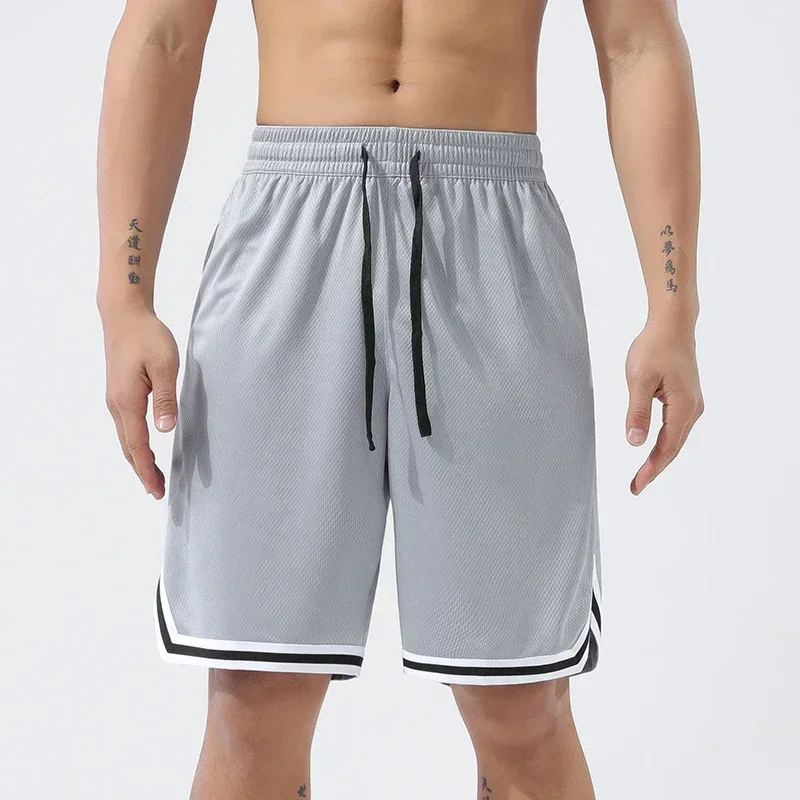 Men Sport Shorts Quick Drying Loose Sportwear Tennis Basketball Soccer Training Sweatpants Breathable Workout Pants