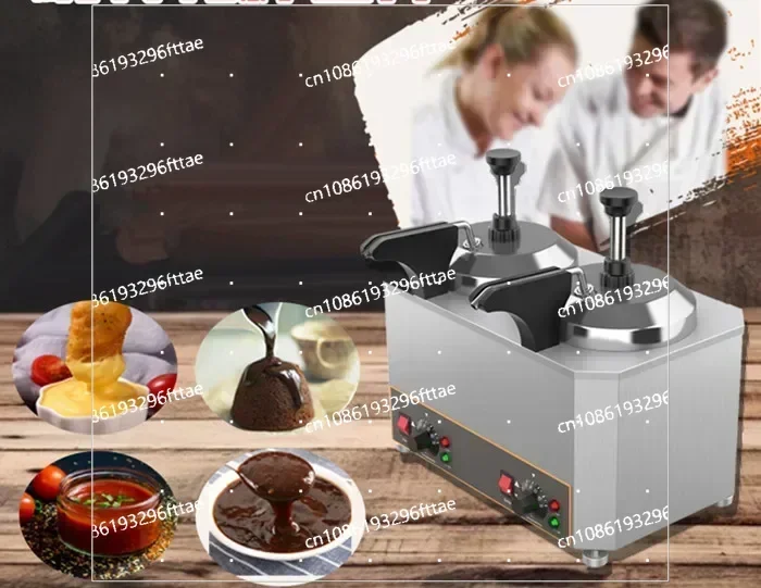 

Новейший продукт, диспенсер для сырного соуса, двойной дозатор для подогрева сыра начо с насосом
