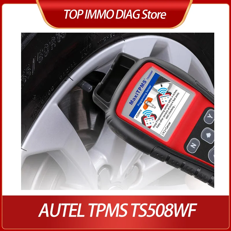Autel TS508WF TPMS MX-sensor 315/433MHz Car Diagnostic Service Tool Tire Repair Presure Monitor Program Activate Relearn