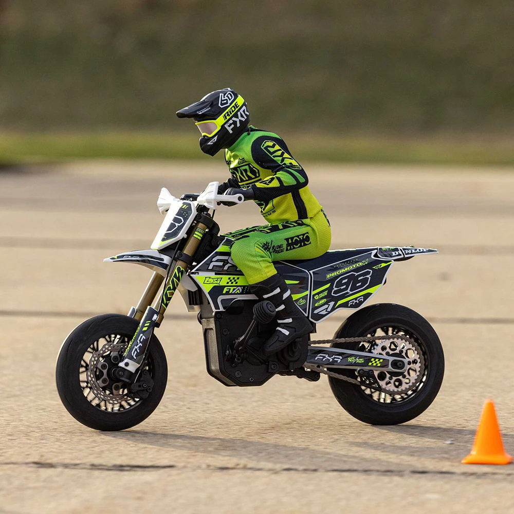 LOSI Promoto-SM FXR RC Moto 1/4 Simulato Elettrico RC Modello di Controllo Remoto Auto Per Adulti Per Bambini Giocattoli LOS-2310 LOS-2272