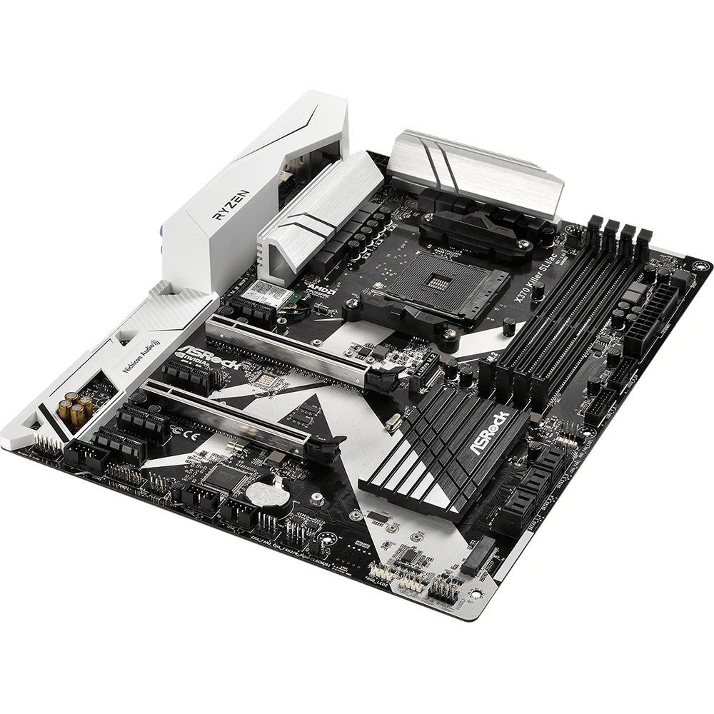 ASRock X370 Killer SLI/ac Motherboard Support Ryzen 9 5950X Ryzen 7 5700X3D Ryzen 5600 CPU AMD X370 Dual Channel DDR4 M.2 NVME