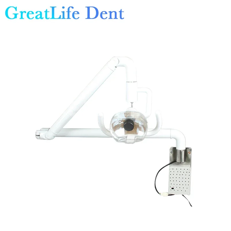 GreatLife Dent Dental Chair Square 120cm Lamp Wall Mounted Dental Operating Light Dental Surgical Halogen Light