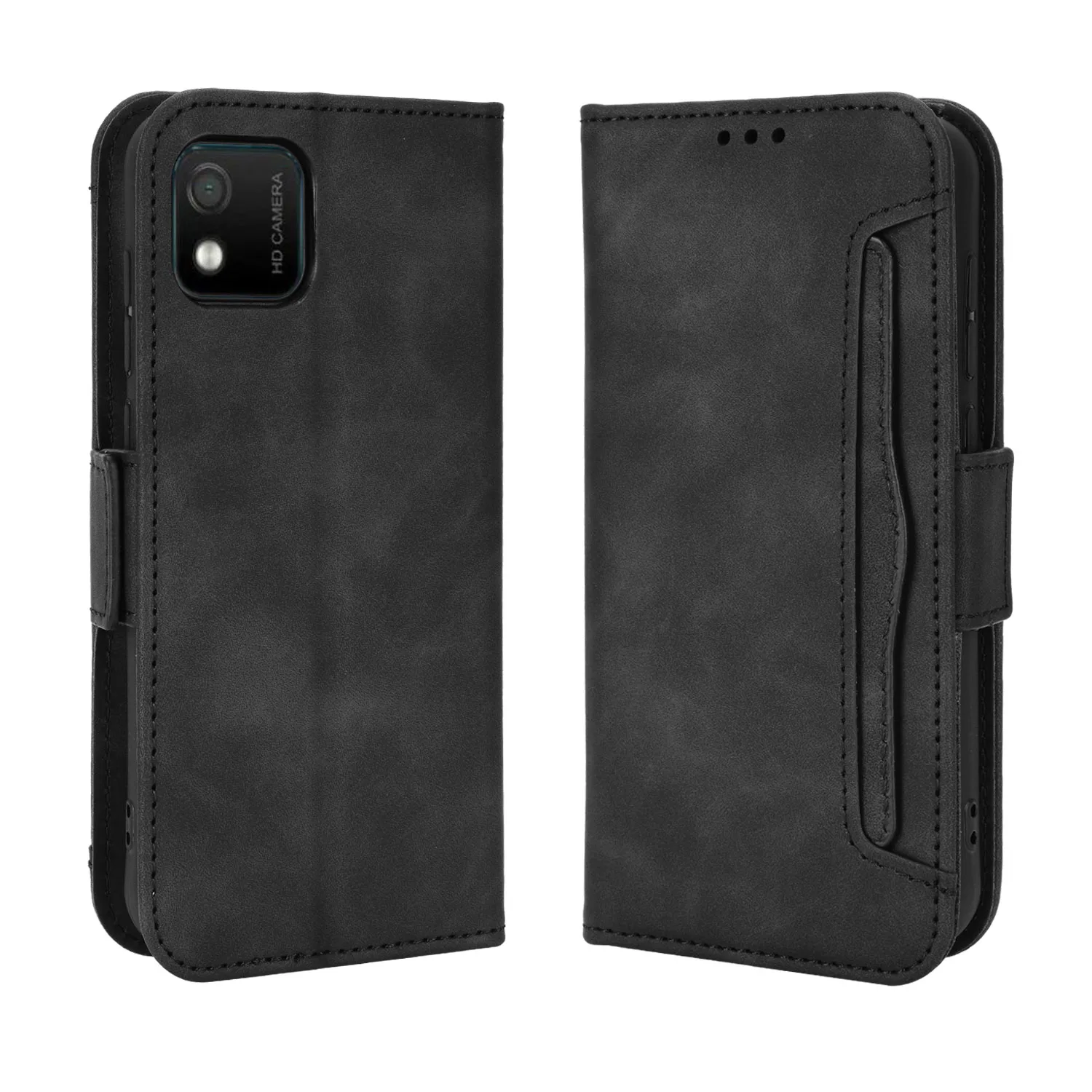 Leather Phone Case with Flip Cover Type Many Card Slot Wallet Magnetic Buckle Cover for Wiko Y52 Y82 Y81 Y62 Plus Y51Sunny5 Lite