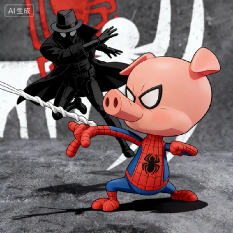 

Spot SaleBandai S.H.Figuarts Spir-Man：Across the Spir-Verse Mol Kit SHF Spir Man Noir & Spir Ham Action Figure Boys Toys Giftsin