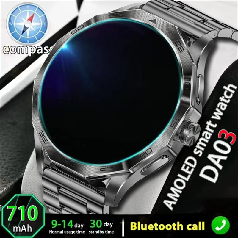 New Sports Smart Watch Men 1.85 pollici Bezel-less Large Screen 710 mAh batteria IP68 impermeabile Bluetooth Call Smartwatch per Xiaomi