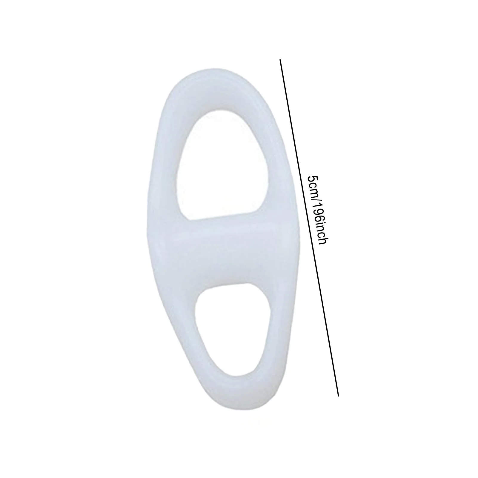8pcs Toe Separators, Soft Silicone Transparent Toe Care Pads to Prevent Friction, Convenient for Daily Use, Unisex