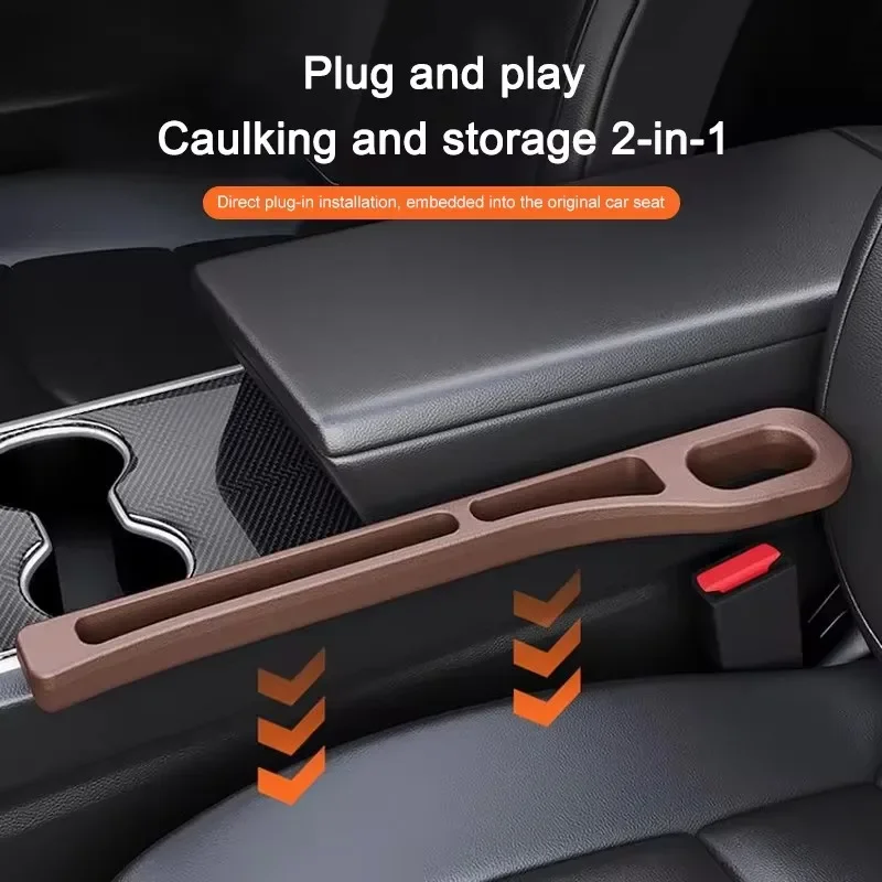 Universal Car Gap Filler Car Seat Gap Plug Strip Side Seam Leak Proof Seat Gap Storage Organizer Interior Decoration