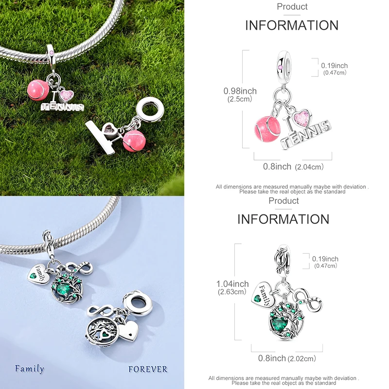 925 Sterling Silber Charm-Perlen Katze Mond Pfote Schmetterling Kreuz Sternennacht Krippenmotiv DIY Armband Halskette Geschenk für Frauen Mädchen – Detail 5