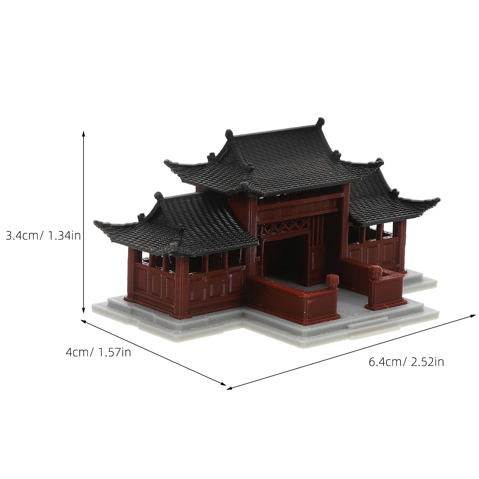 جناح صغير على الطراز الصيني ملحقات حوض السمك خزان الأسماك المناظر الطبيعية المناظر الطبيعية زخرفة المناظر الطبيعية الصغيرة #2