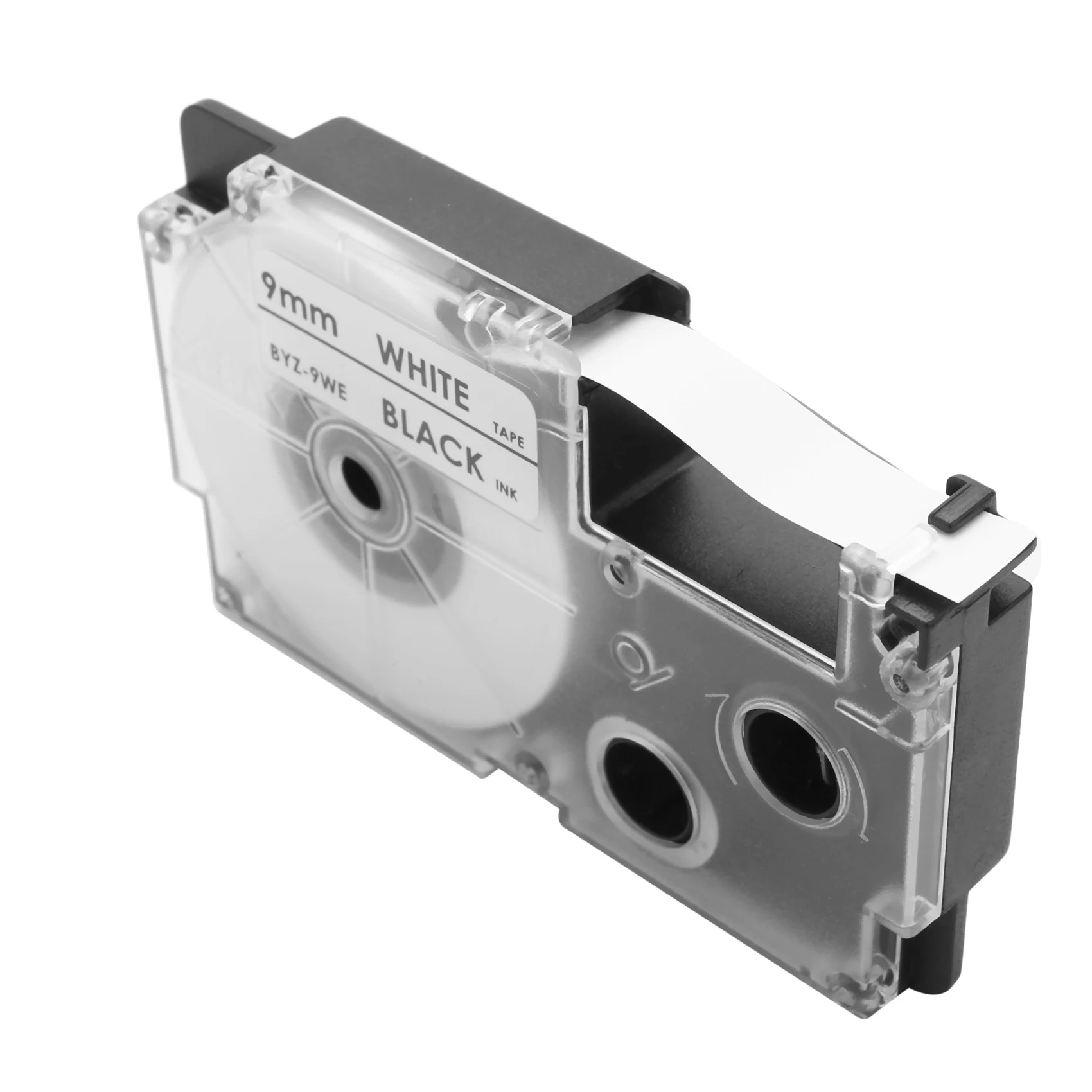 

ABIK-6 Pack 9Mm Black On White Label Tape Label Maker Compatible With KL-120, KL-60, KL-100, KL7200 Label Makers