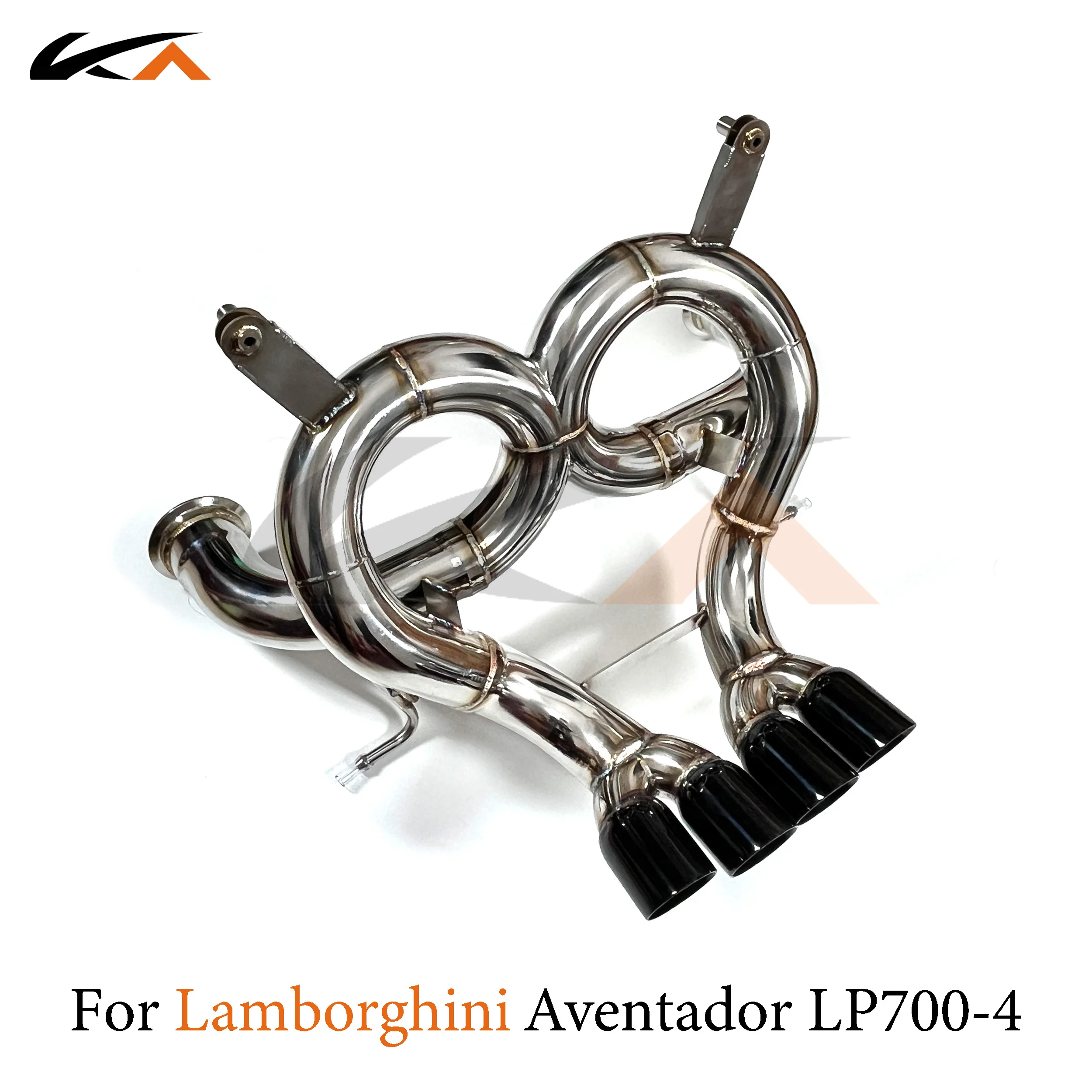 

KA Tuning exhaust system stainless catback for Lamborghini Aventador LP700 6.5 rear section with straight pipe performance part