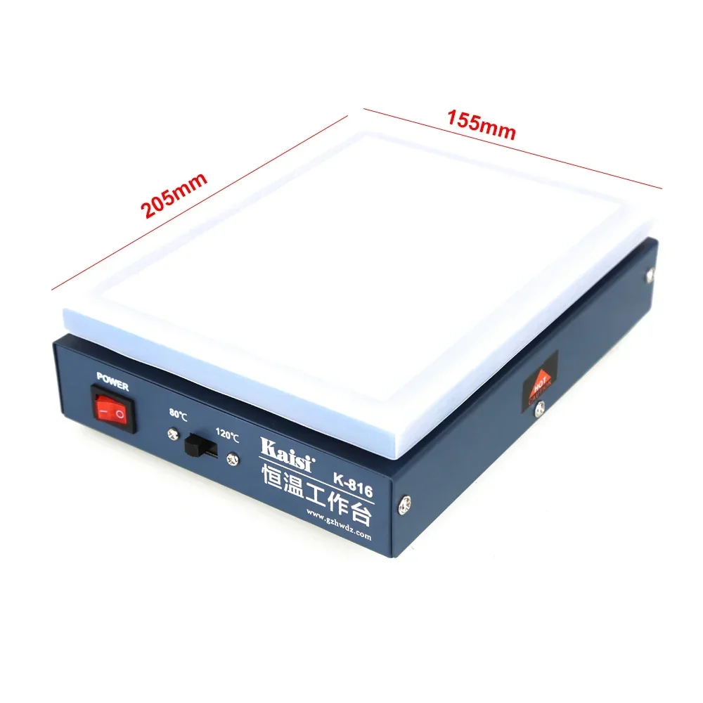 Imagem -05 - Estação Termostato Pré-aquecimento para o Telefone Móvel Máquina Separadora Tela Lcd Circuit Board Desoldering Station Ferramenta Kaisi-k816