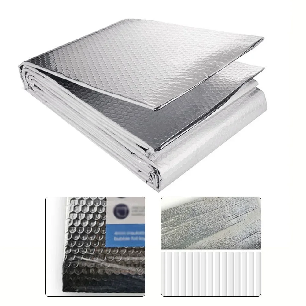 Radiator Heat Reflector Back Foil Heat Reflective 5M Heat Energy Saving Film Pad Wall Thermal Insulation Aluminum Film