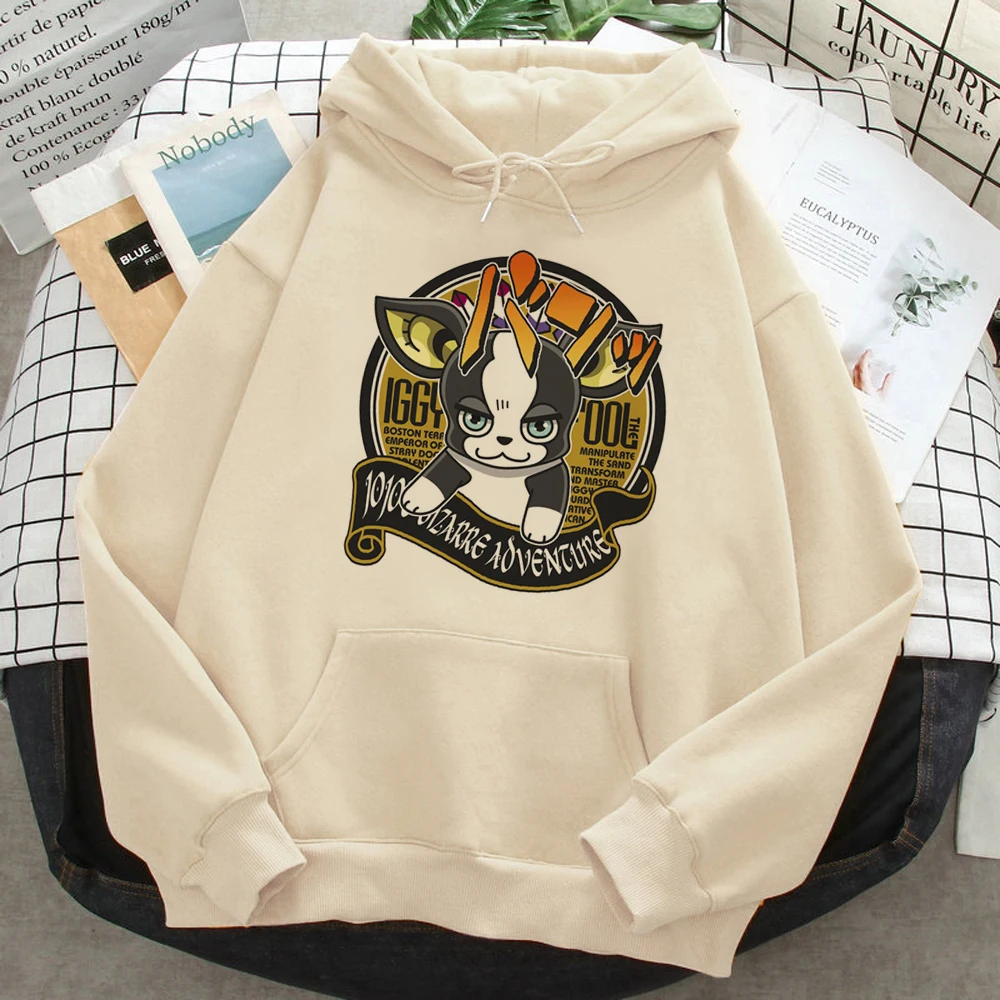 

Iggie Jojo Iggy hoodies women vintage 90s anime clothes hoddies women streetwear pulls