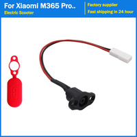 Charging Hole Waterproof Cover with Charging Cable Charging Port  For Xiaomi Mijia M365 Pro 1S Electric Scooter Accessories