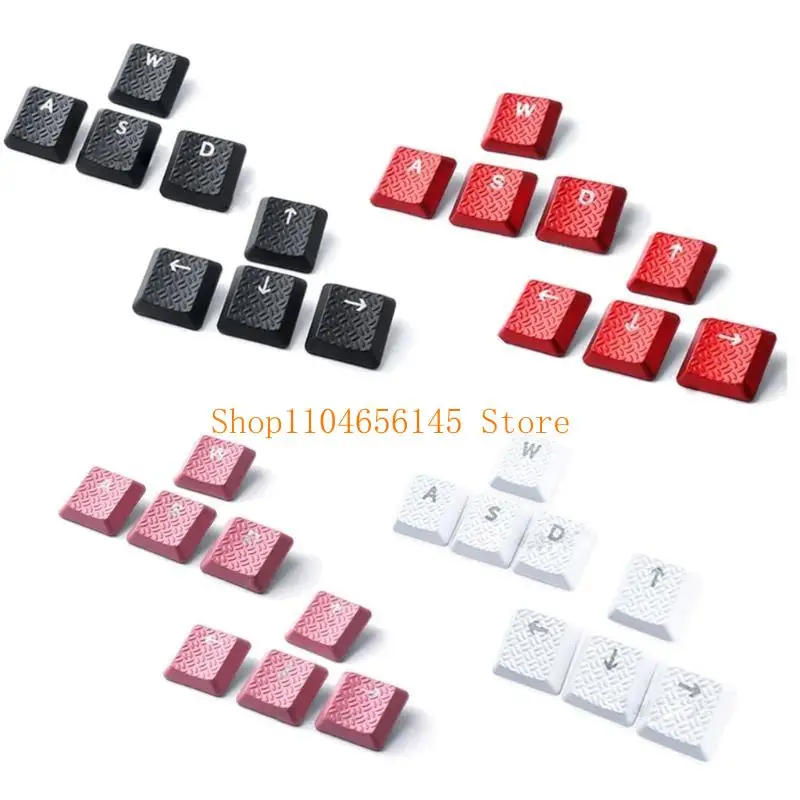 5asd DIY Keyboard Keys 8pcs ABS Backlit GL Switch Keycap w/ Texture Non-slip Cover for G913 G915 G813