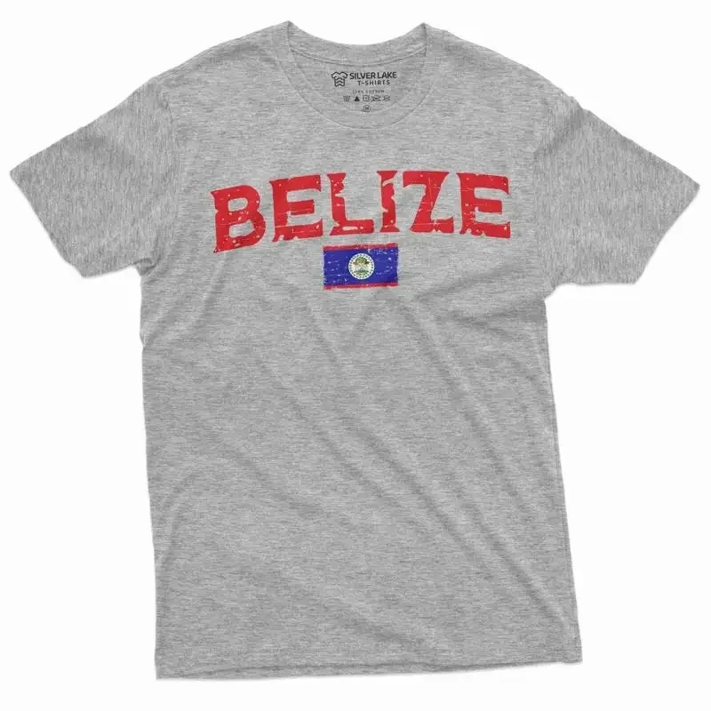 Belize Flag T Shirt Patriotic s National Country Logo