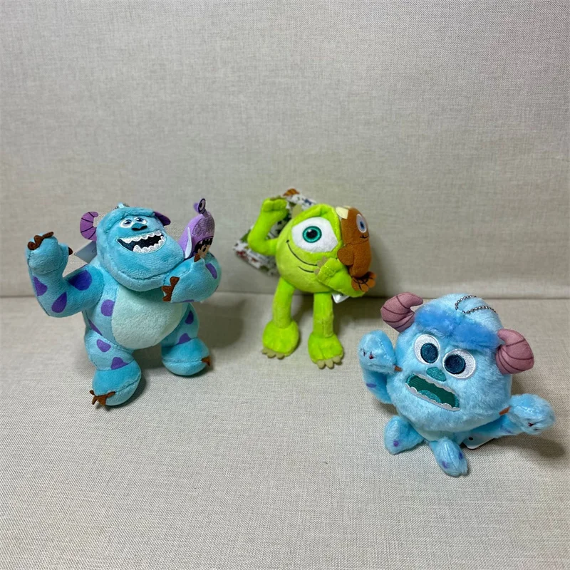 

3Pcs Monsters University Sullivan Big-eyed Mike Small Bag Key Pendant Plush Toy Kid Children Gift