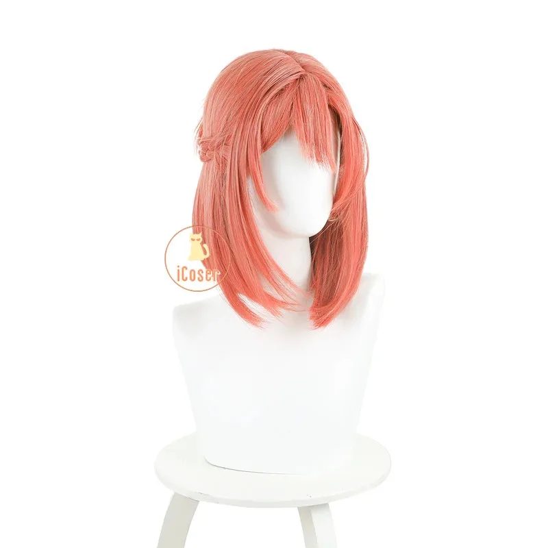 

aaa12 3Himari Kino Cosplay Wig Anime Whisper Me A Love Song Orange Red Hair Twist Braids Halloween Party for Women Girls Props i