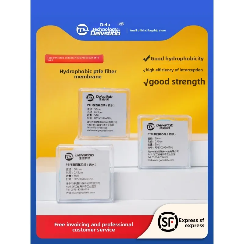 

Hydrophobic PTFE Microporous Filter Membrane for Lab Aerosol STP Sampling Gas Sterilization