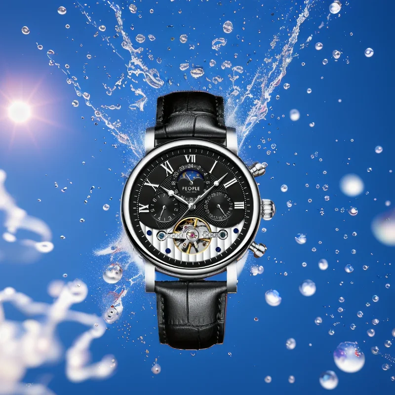 VICVS Mechanical Watch Calendar Waterproof Business Luxury Men's Watch Valentine's Day Gift Dad's Gift Christmas New Year Gift