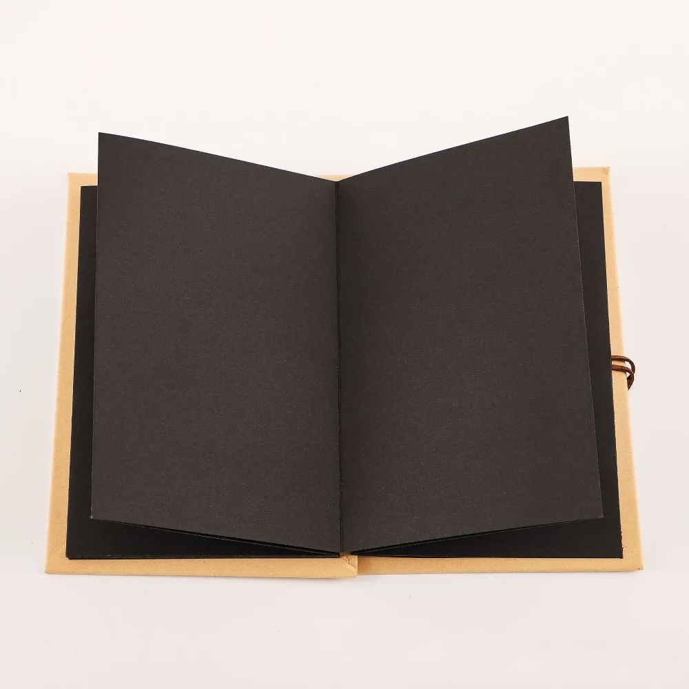 Hochwertiges Kraftpapier-Akkordeon-Fotoalbum, 16 Seiten, selbstklebend, Erinnerungsbuch zum Aufbewahren von Erinnerungen, faltbar, DIY-Fotoalbum, Geschenk
