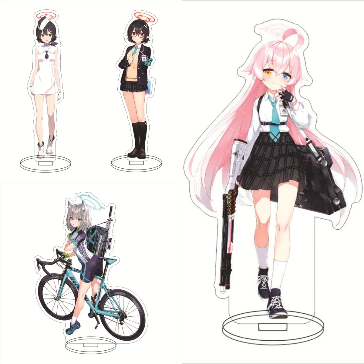 Cute Game Blue Archive Anime Acrylic Stand Model Figure Misono Mika Shirasu Azusa Yutori Natsu Model Plate Desk Decor Gitf