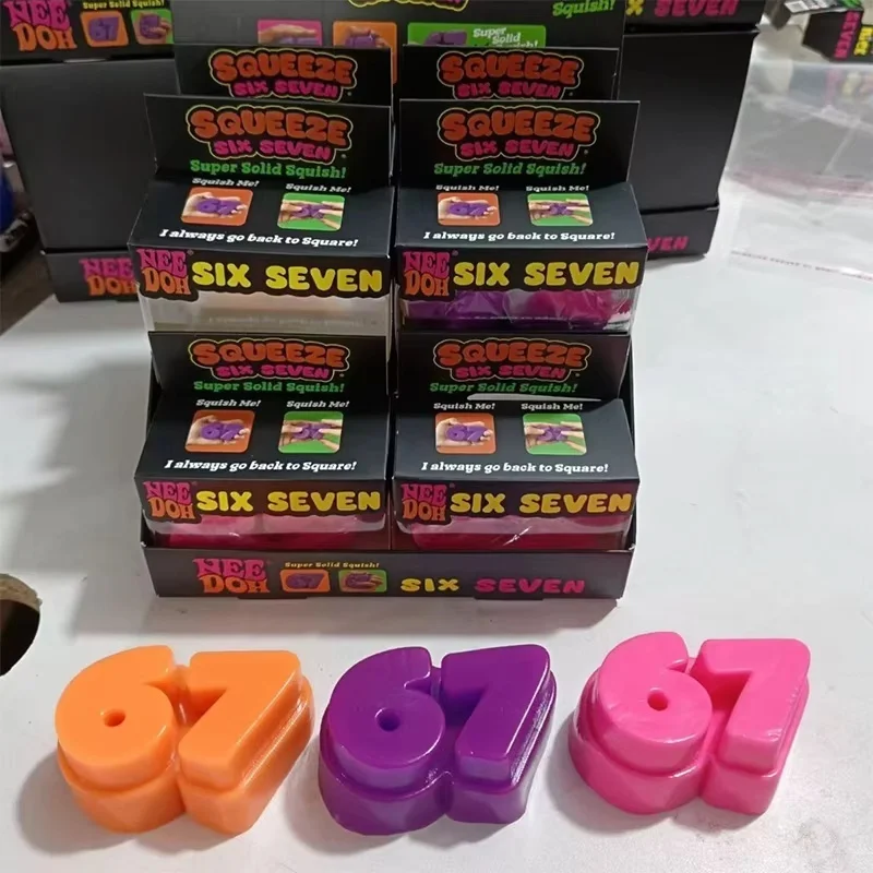 Hot Nee Doh 67 Squeeze Toy Soft Stress Relief Squeeze Sensory Toys Office Relaxation Toy Commemorate Gifts Birthday Party Favors view 3