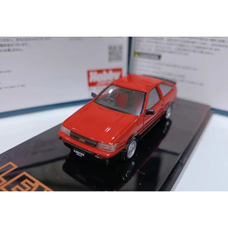 

Модель спортивного автомобиля Corolla AE86 GT из сплава в масштабе 1:64, коллекционные украшения