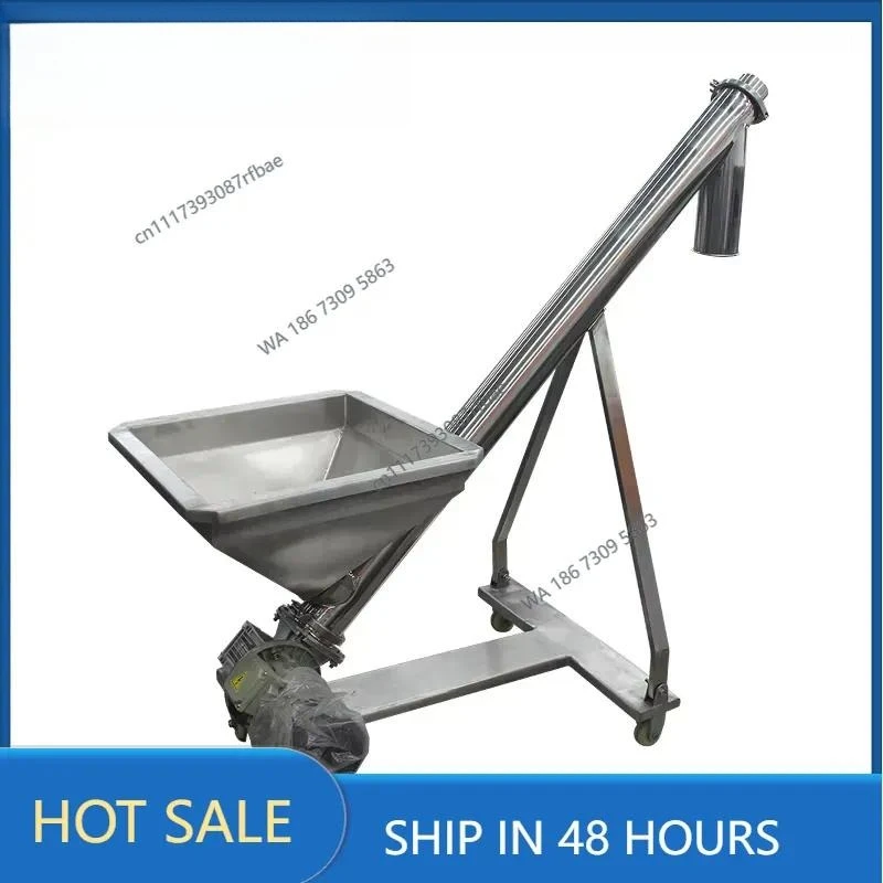 Hot Sale Pneumatic Grain Loader 304 Stainless Steel Corn Flexible Pipe Auger Hopper Screw Conveyor Rice Powder Feeder