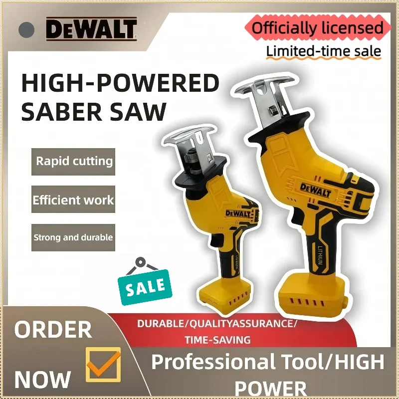 

Dewalt 2800RPM Saw Multifunctional Metal Wood Pipe Cutting Saw Power Tool Brushless Cordless Electric Reciprocating Saw