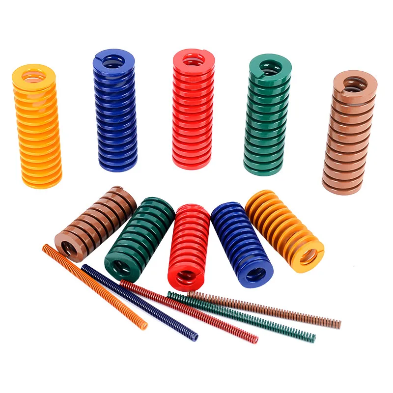 Heavy Load Die Mold Springs Brown Compression Spring Alloy steel Outer Dia 6 8 10 12 14 16 18 20 22 25 27-50mm Length 20 - 300mm