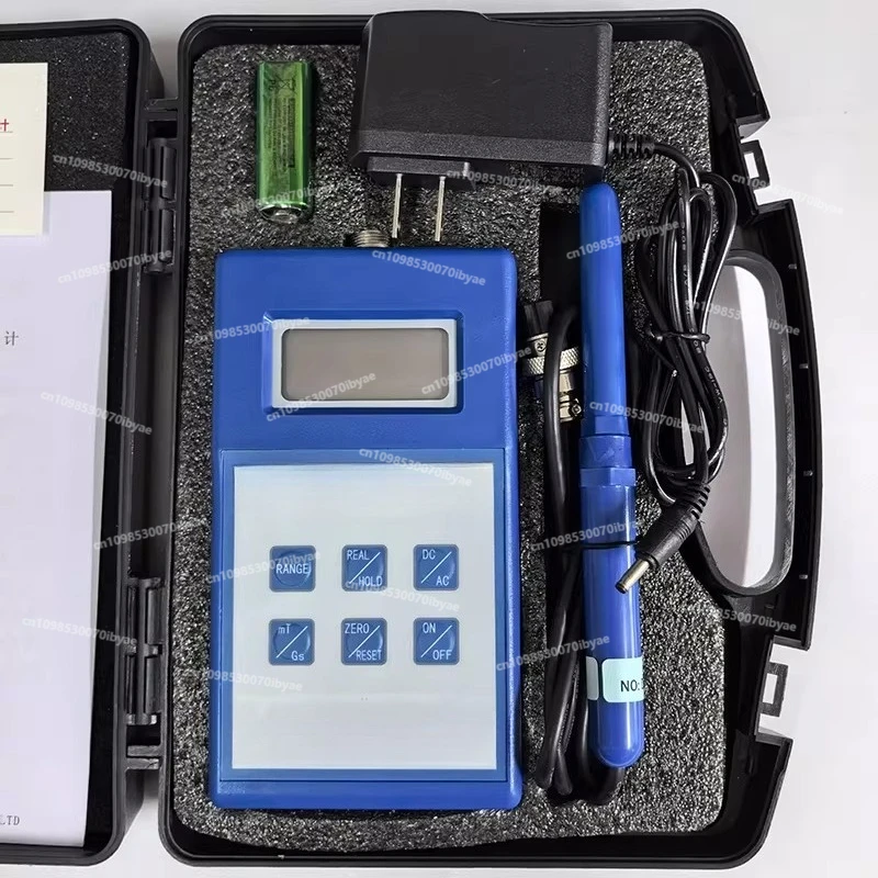 HT201 High Precision Digital Gaussian Meter, Magnetometer Surface Magnetic Field Tester
