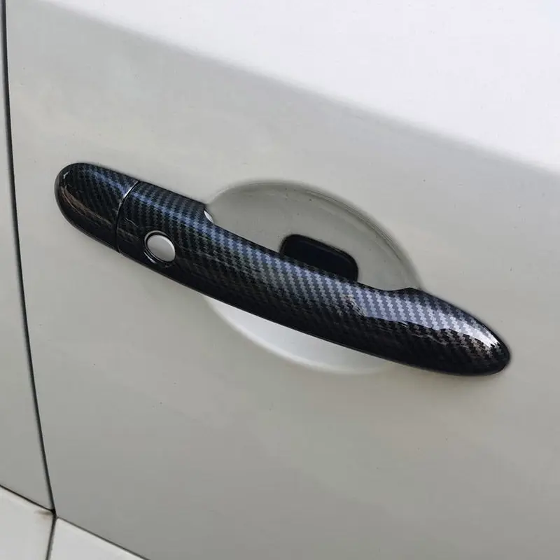 Carbon Fiber Outer Door Handle Cover for Renault Espace 4 IV MK4 2002~2014 Car Protection Film Accessories Styling Stickers Trim