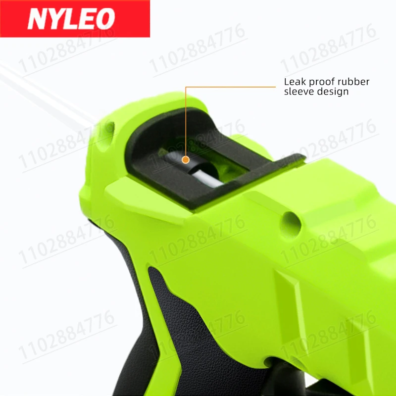 Hot Melt Glue Gun Household High Power Industrial Adjustable Temperature Thermoplastic Gun Wireless Lithium Battery Charging